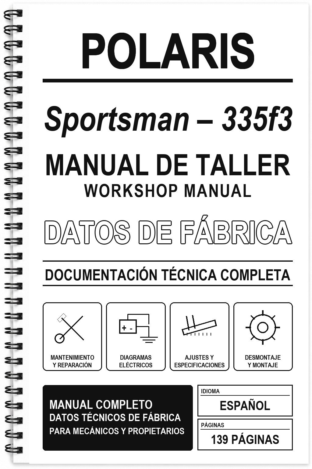 Manual de Taller Polaris Sportsman – 335f3
