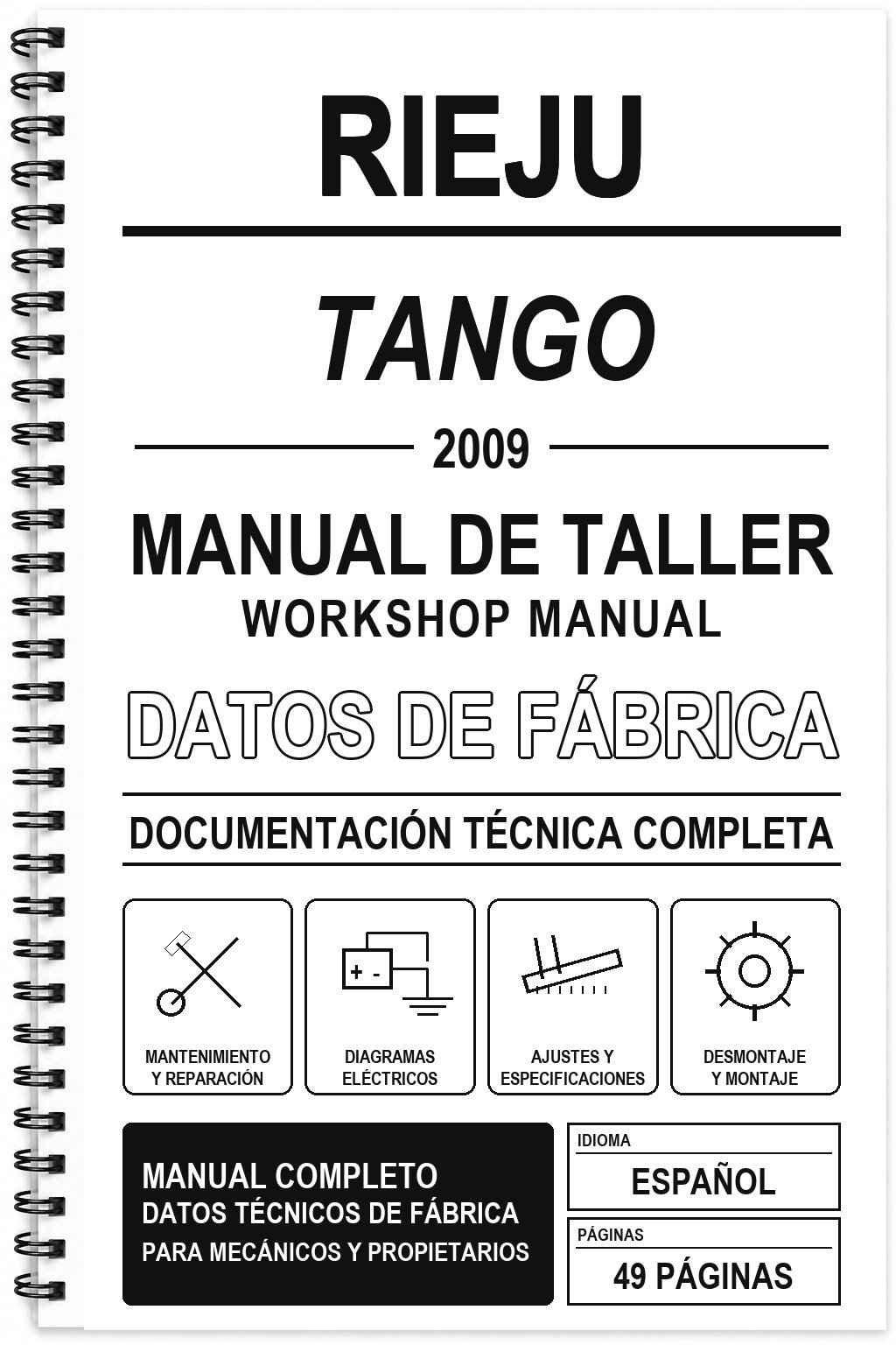 Manual de Taller Rieju TANGO (2009) – 8fc92