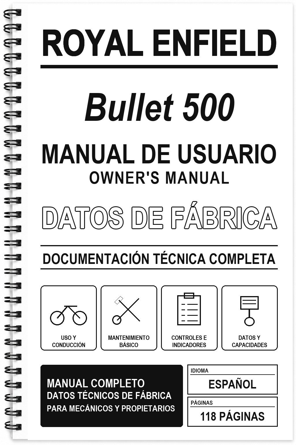 Manual de Usuario Royal Enfield Bullet 500