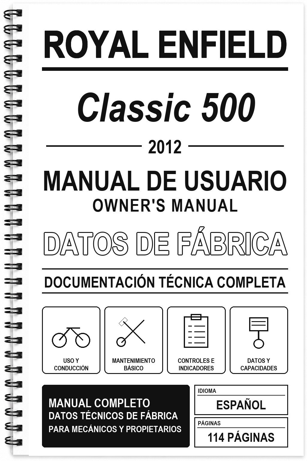 Manual de Usuario Royal Enfield Classic 500 (2012)