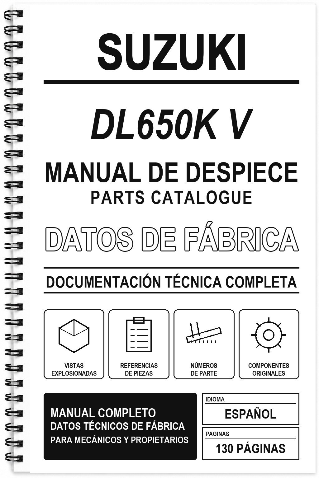Manual de Despiece Suzuki DL650K V-Strom