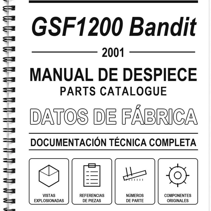 Manual de Despiece Suzuki GSF1200 Bandit (2001)