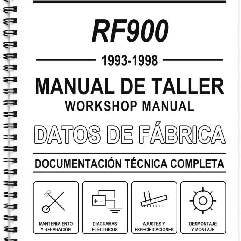 Manual de Taller Suzuki RF900 (1993-1998)