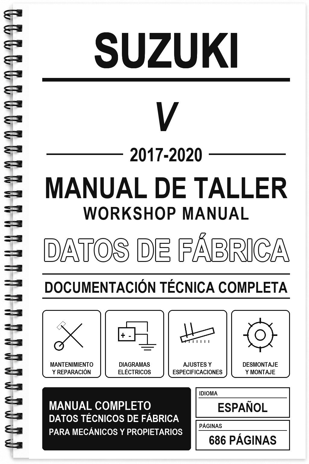 Manual de Taller Suzuki V-Strom 650 (2017-2020)