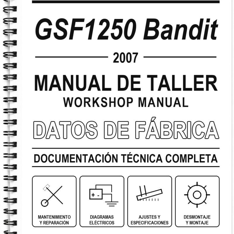 Manual de Taller Suzuki GSF1250 Bandit (2007)
