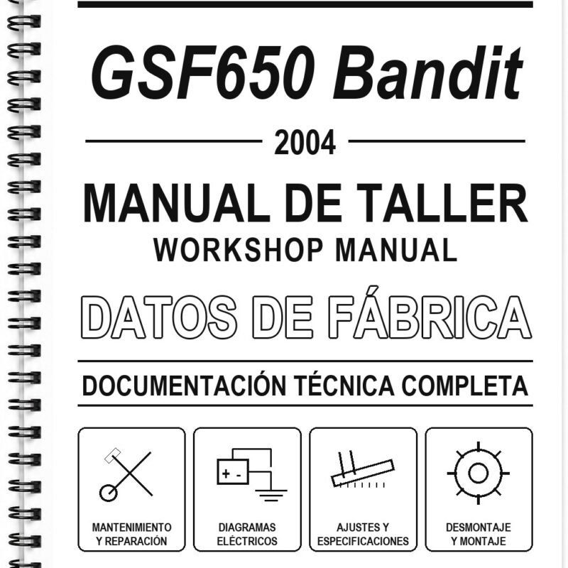 Manual de Taller Suzuki GSF650 Bandit (2004)