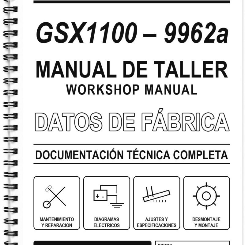 Manual de Taller Suzuki GSX1100 – 9962a