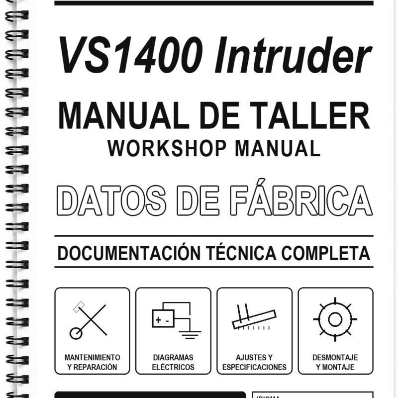 Manual de Taller Suzuki VS1400 Intruder (Alemán)