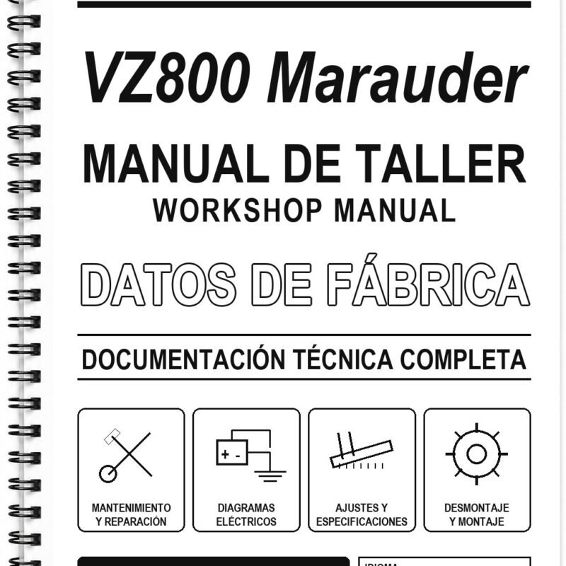 Manual de Taller Suzuki VZ800 Marauder