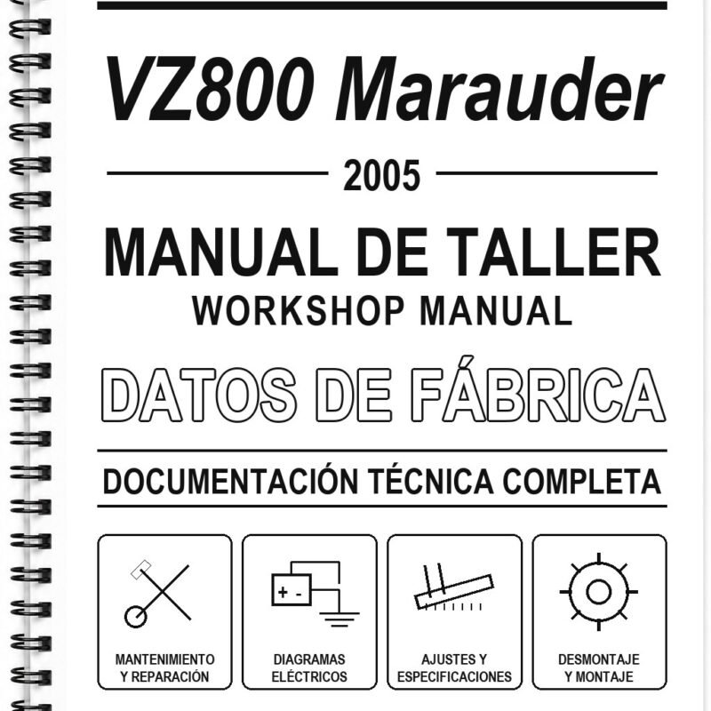 Manual de Taller Suzuki VZ800 Marauder (2005)