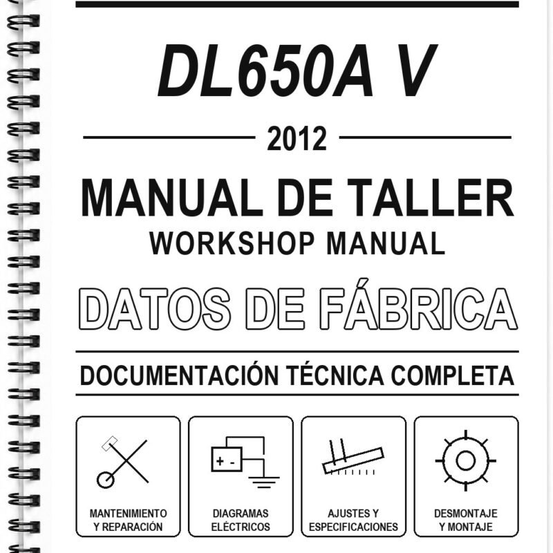 Manual de Taller Suzuki DL650A V-Strom (2012)