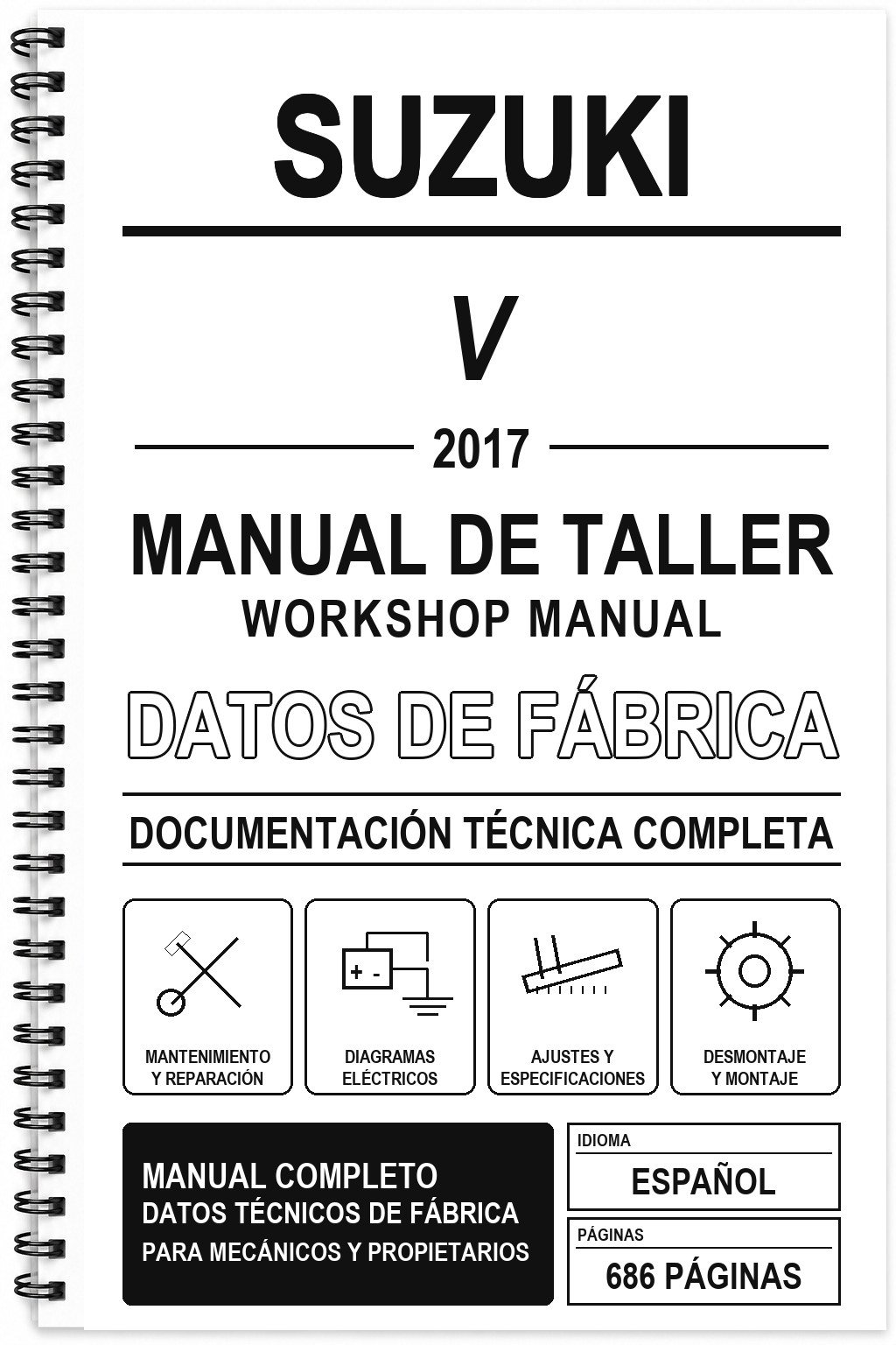 Manual de Taller Suzuki V-Strom 650 (2017)
