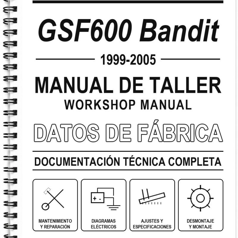 Manual de Taller Suzuki GSF600 Bandit (1999-2005)