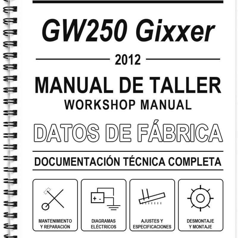 Manual de Taller Suzuki GW250 Gixxer (2012)