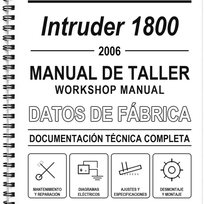 Manual de Taller Suzuki Intruder 1800 (2006)