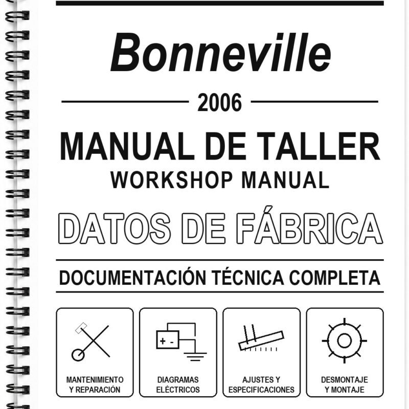 Manual de Taller Triumph Bonneville (2006) (Inglés)