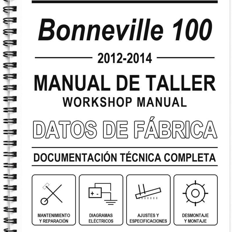 Manual de Taller Triumph Bonneville 100 (2012-2014)