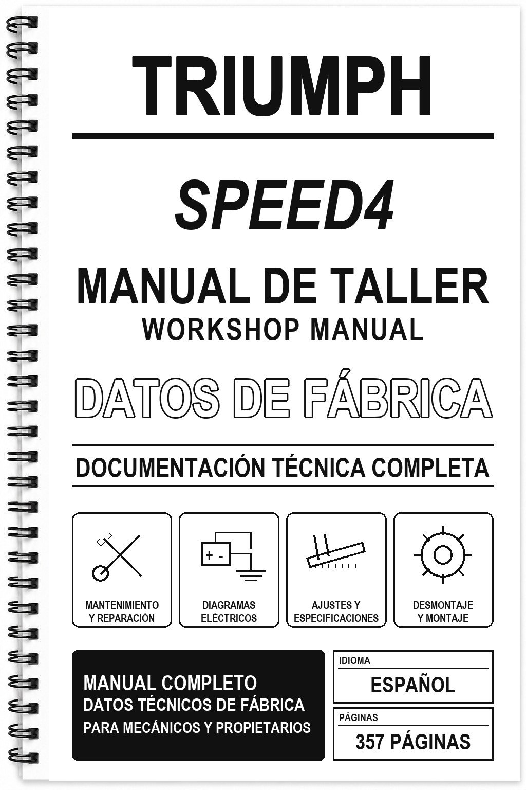 Manual de Taller Triumph SPEED4