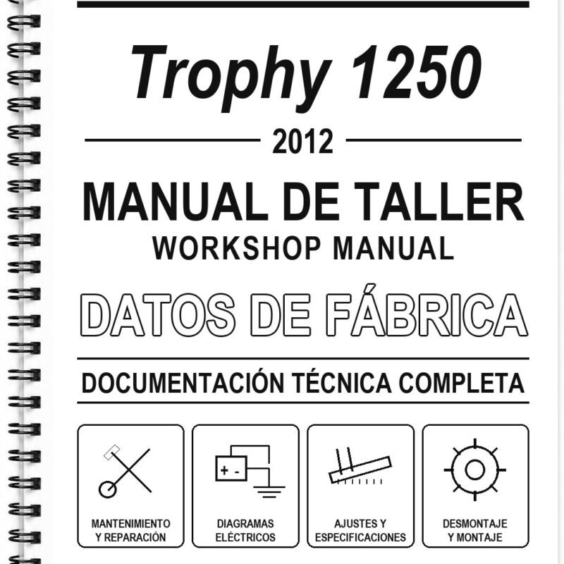 Manual de Taller Triumph Trophy 1250 (2012) (Inglés)