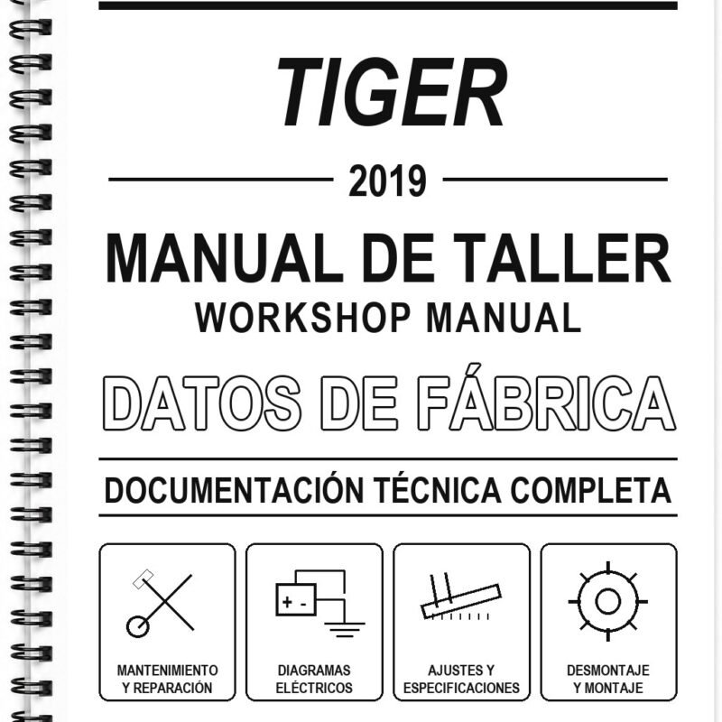 Manual de Taller Triumph TIGER (2019) (Inglés)
