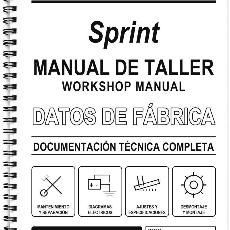 Manual de Taller Vespa Sprint