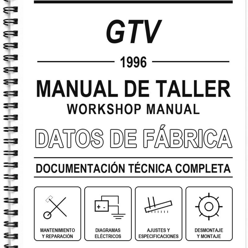 Manual de Taller Vespa GTV (1996) – 152fd