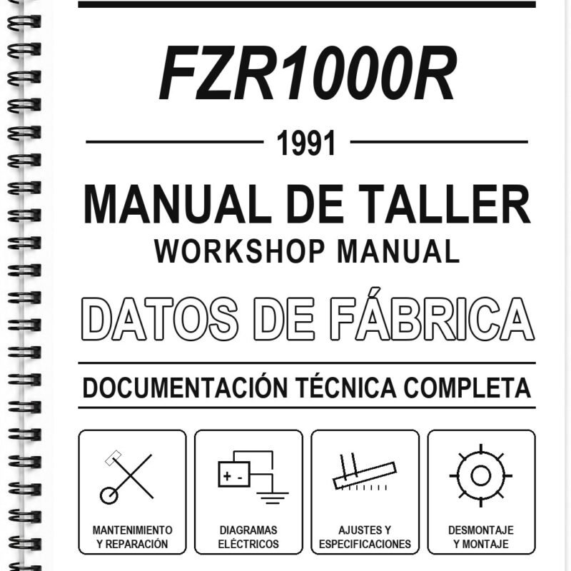 Manual de Taller Yamaha FZR1000R (1991) (Inglés)