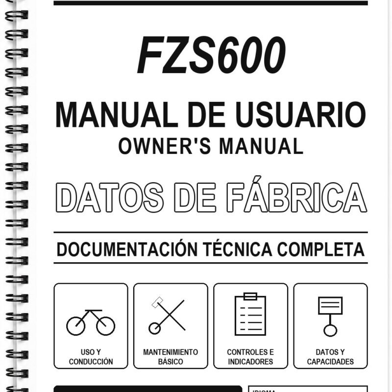 Manual de Usuario Yamaha FZS600 (Ruso)