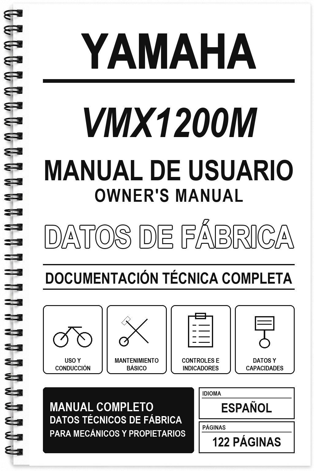 Manual de Usuario Yamaha VMX1200M