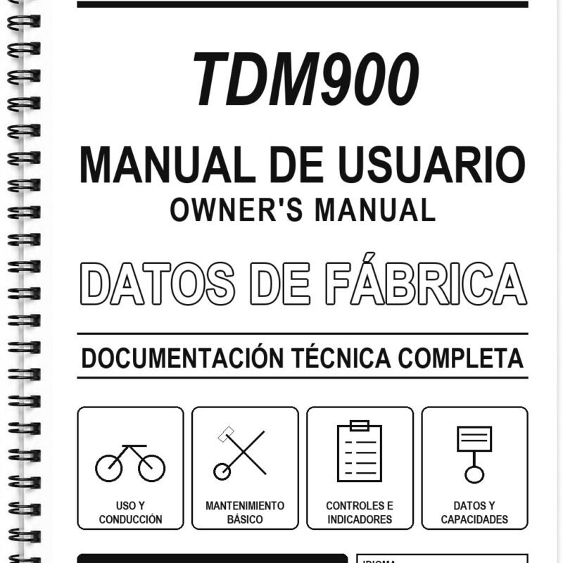 Manual de Usuario Yamaha TDM900 (Ruso)