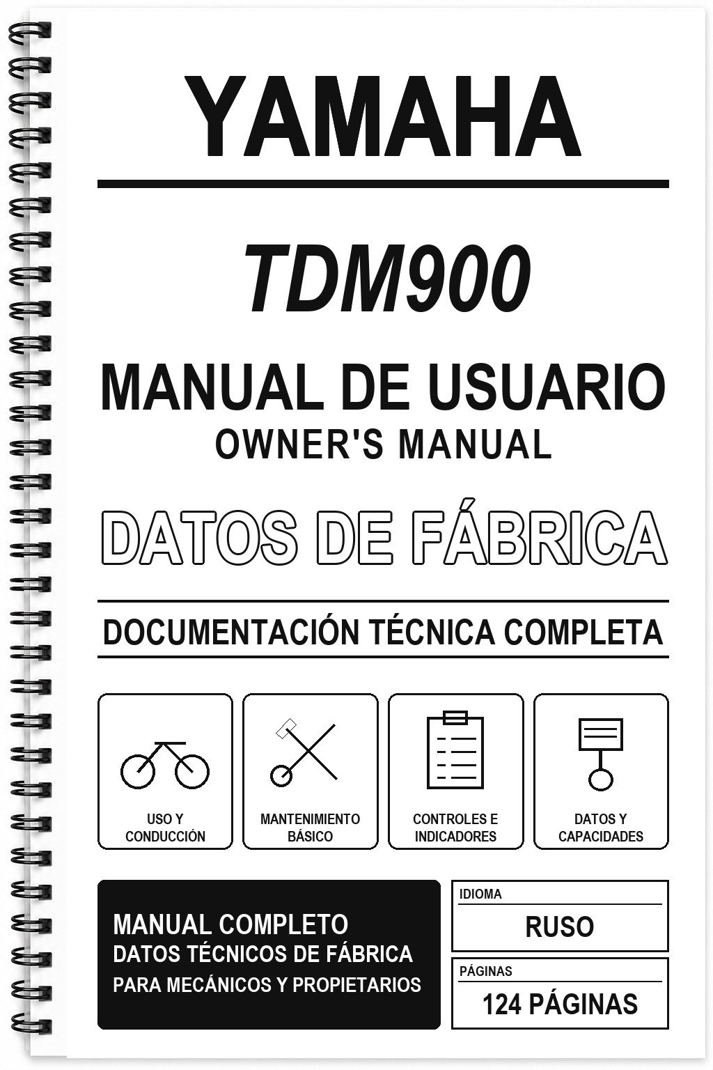 Manual de Usuario Yamaha TDM900 (Ruso)