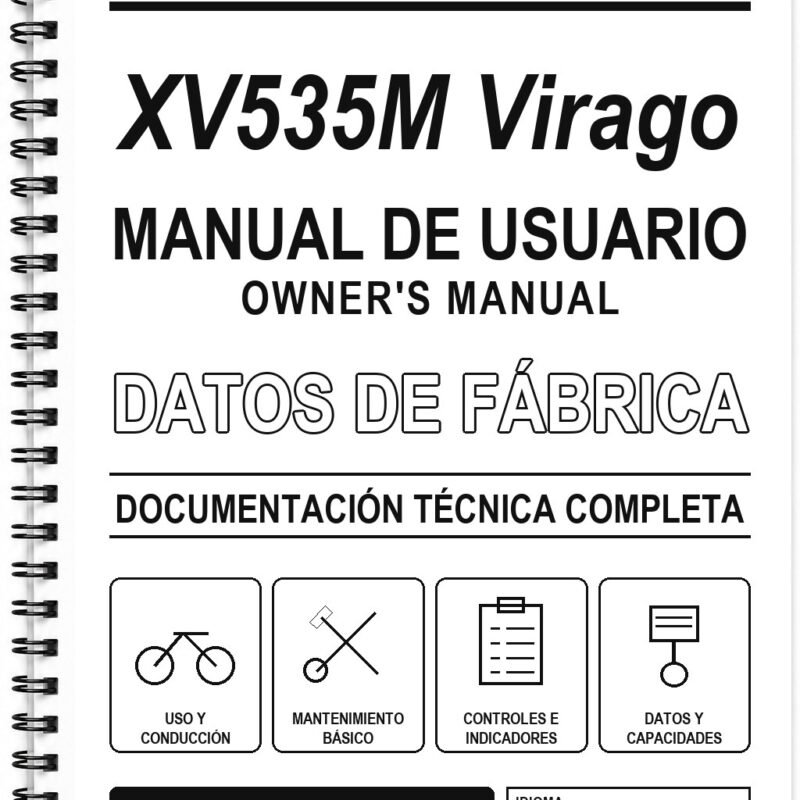 Manual de Usuario Yamaha XV535M Virago