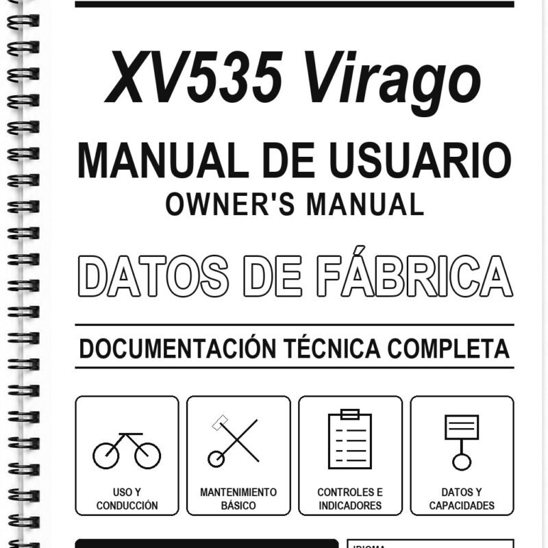 Manual de Usuario Yamaha XV535 Virago