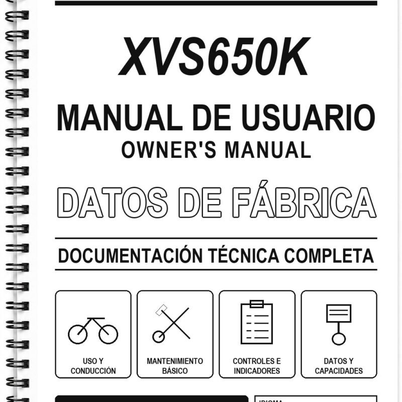 Manual de Usuario Yamaha XVS650K