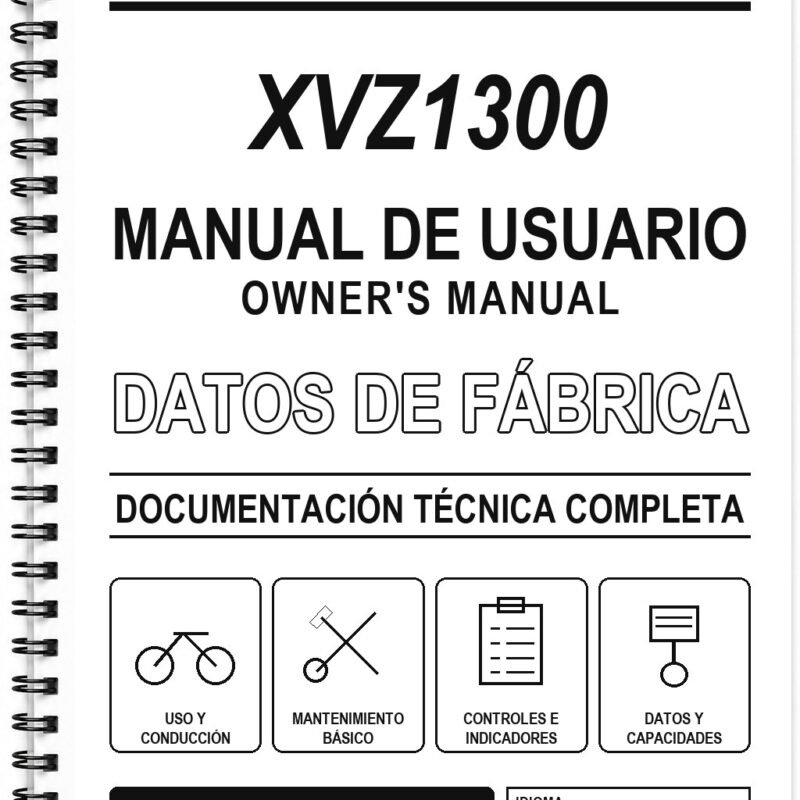Manual de Usuario Yamaha XVZ1300