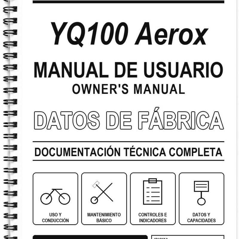 Manual de Usuario Yamaha YQ100 Aerox (Ruso)