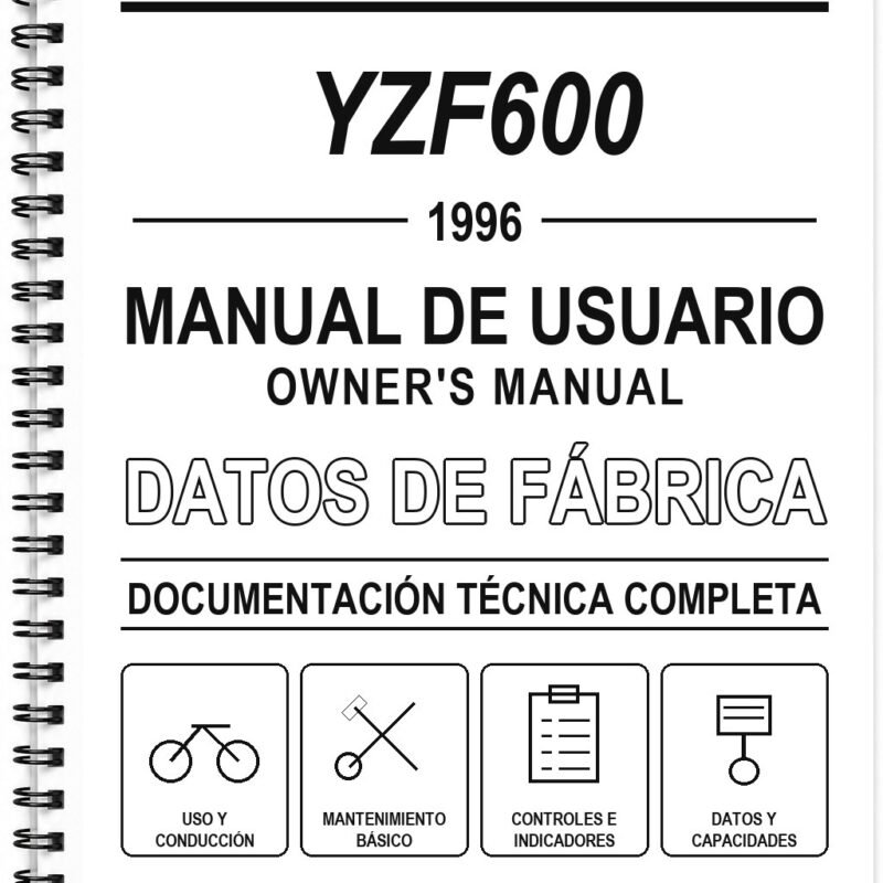 Manual de Usuario Yamaha YZF600 (1996)
