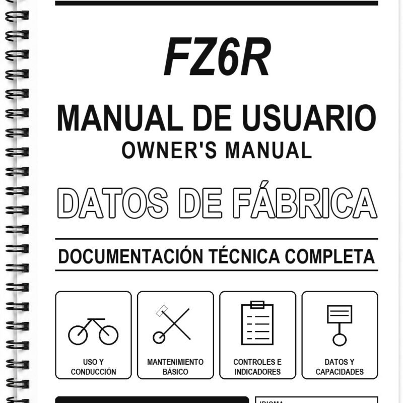 Manual de Usuario Yamaha FZ6R