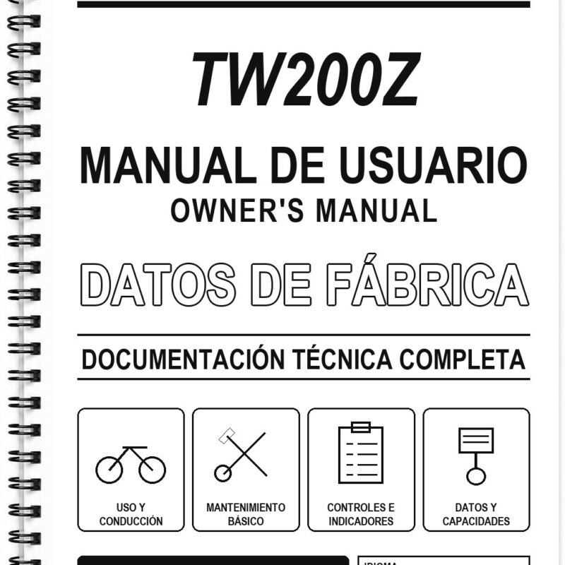 Manual de Usuario Yamaha TW200Z