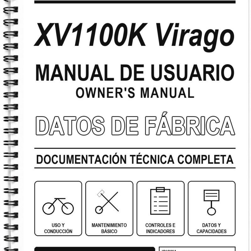 Manual de Usuario Yamaha XV1100K Virago