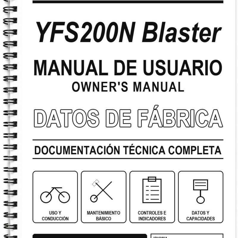Manual de Usuario Yamaha YFS200N Blaster