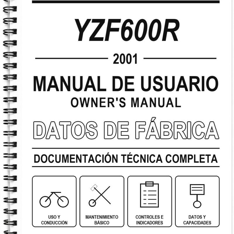 Manual de Usuario Yamaha YZF600R (2001)