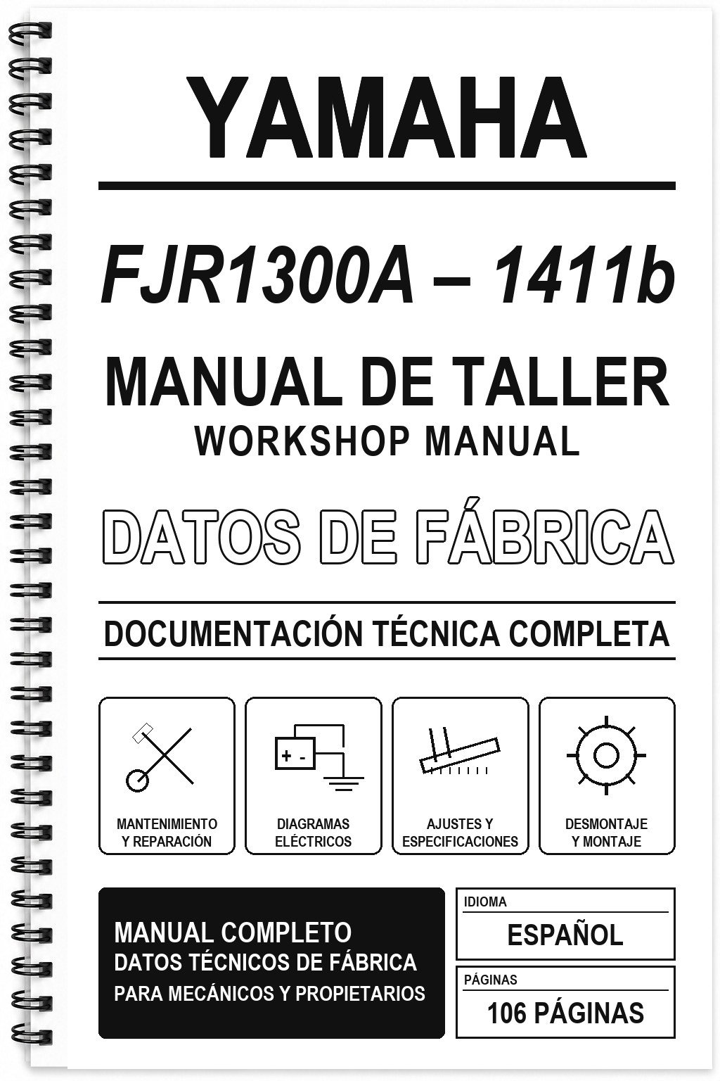 Manual de Taller Yamaha FJR1300A – 1411b