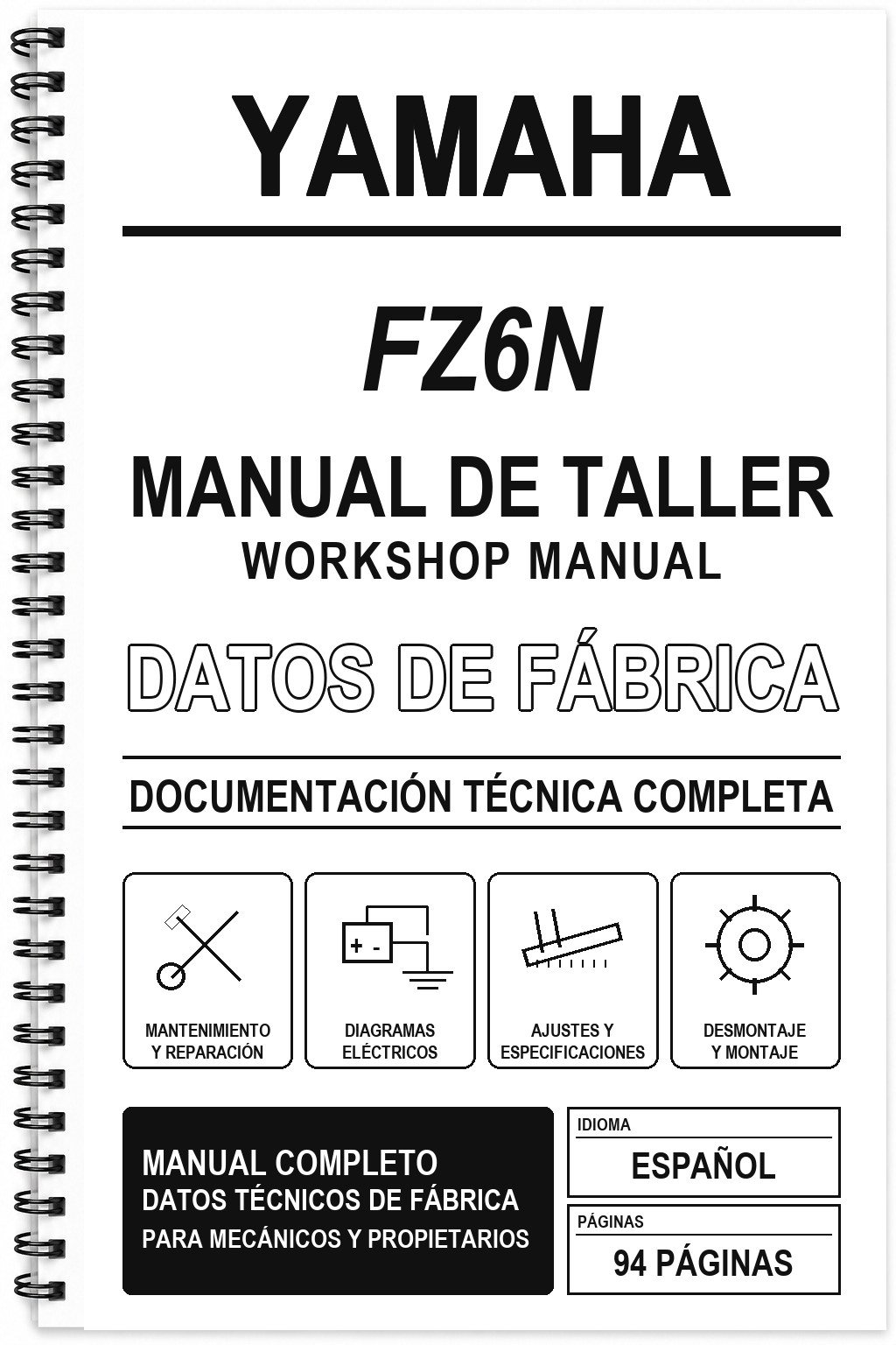 Manual de Taller Yamaha FZ6N