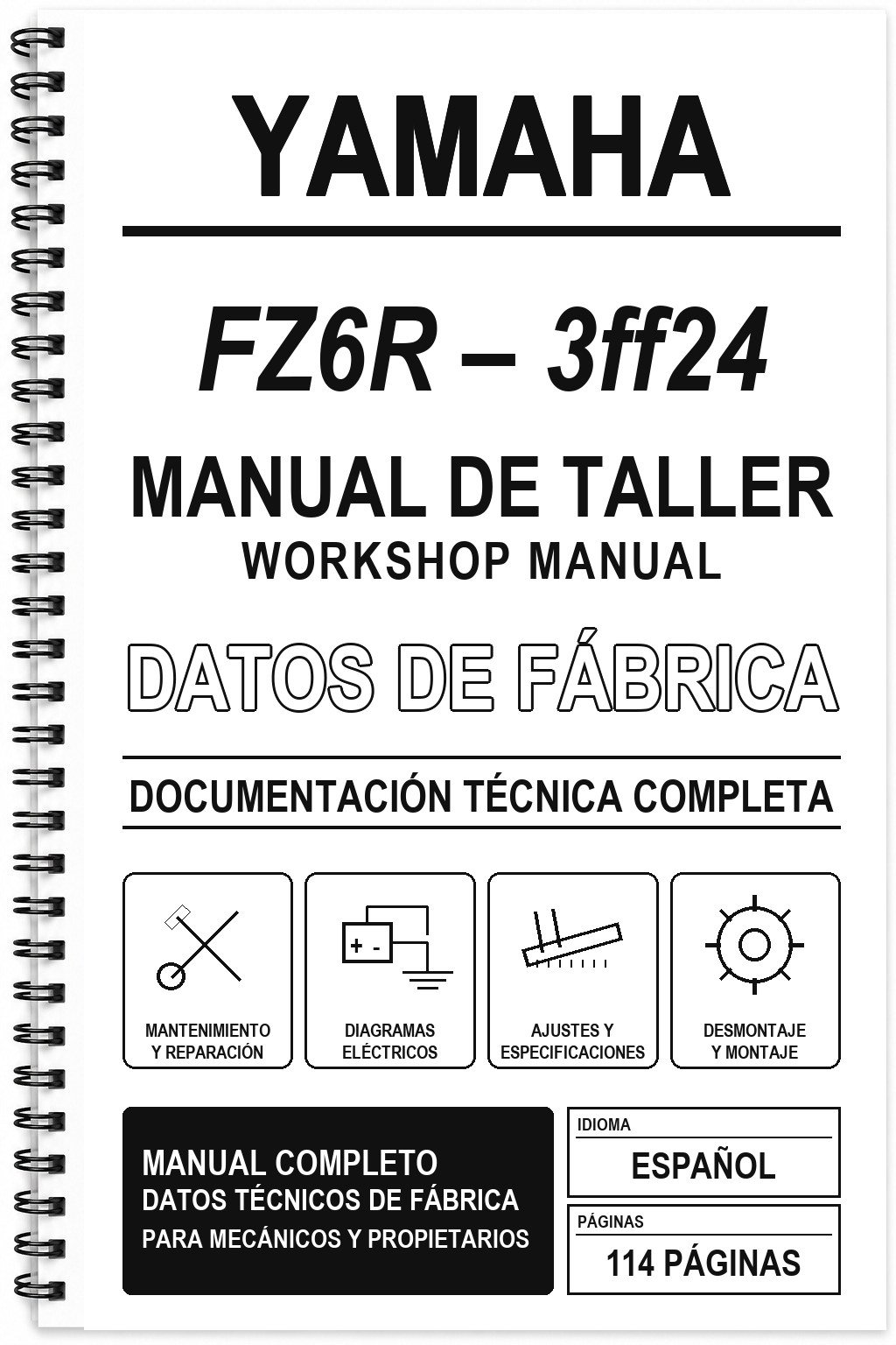 Manual de Taller Yamaha FZ6R – 3ff24