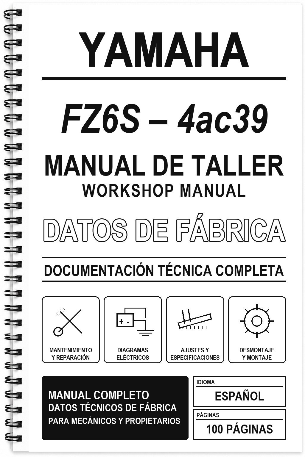 Manual de Taller Yamaha FZ6S – 4ac39