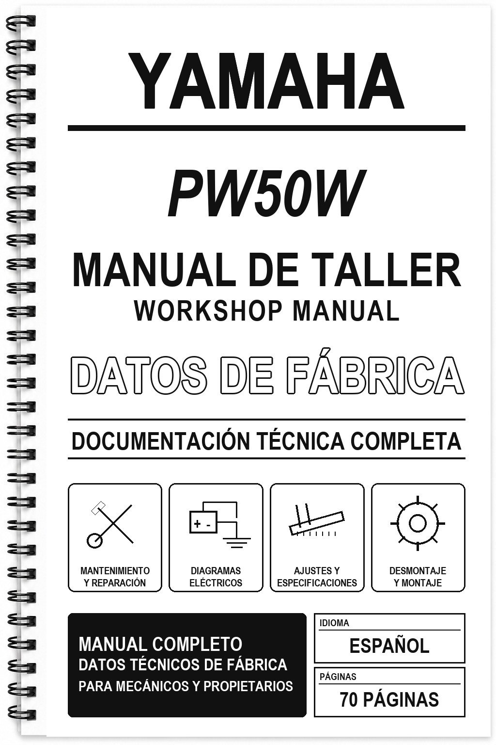 Manual de Taller Yamaha PW50W