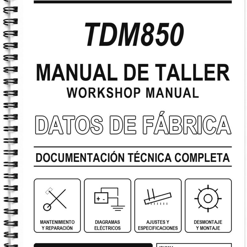 Manual de Taller Yamaha TDM850