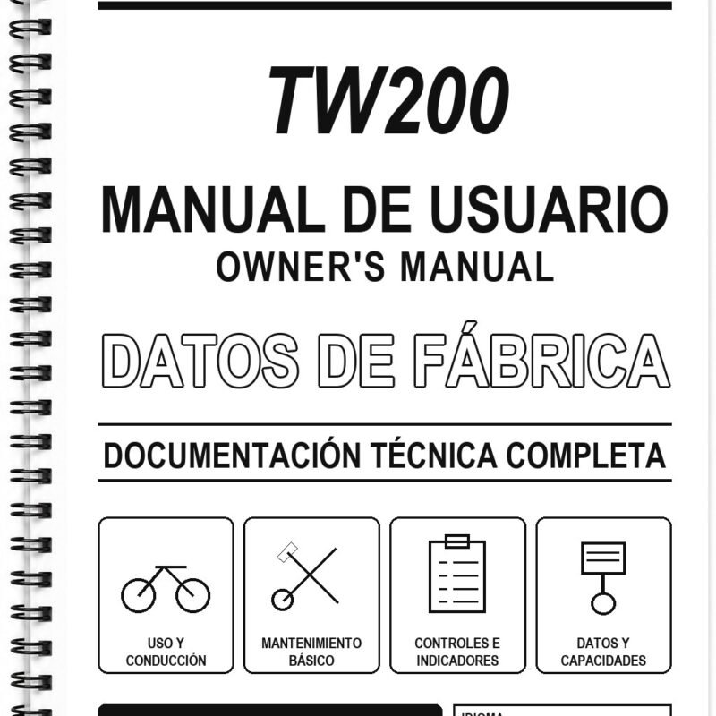 Manual de Usuario Yamaha TW200