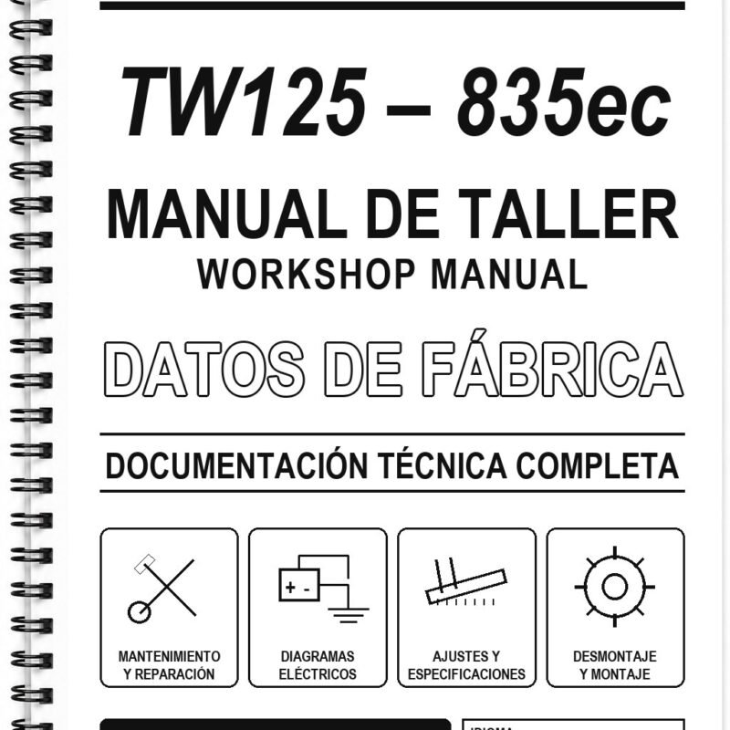 Manual de Taller Yamaha TW125 – 835ec